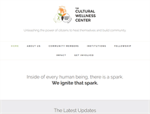 Tablet Screenshot of culturalwellnesscenter.org